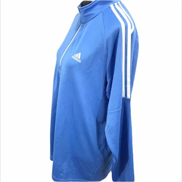 Adidas Golf French Terry Sweatshirt Blue Large - Picture 3 of 5